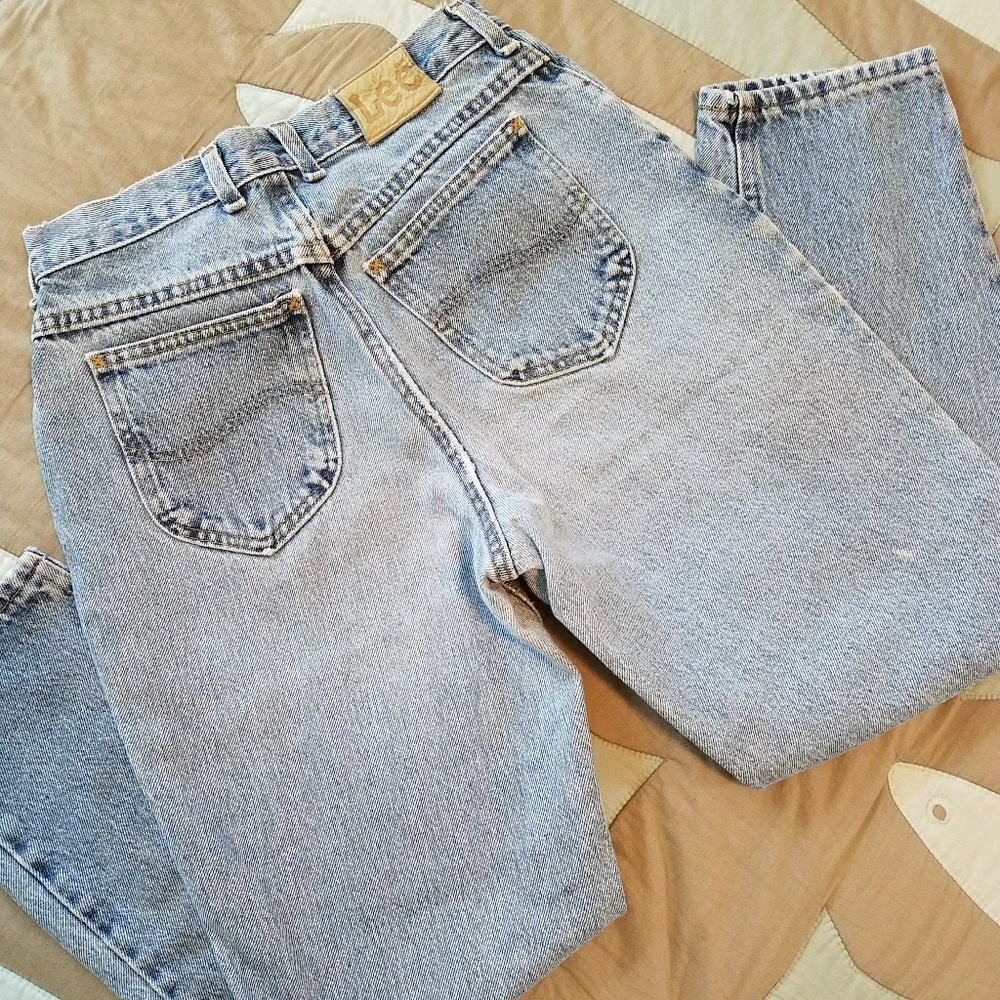 Vintage LEE High waisted Mom Jeans 1980s - Picture 4 of 8